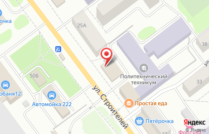 Компания Дом.ru на улице Строителей на карте
