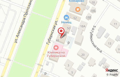Агентство недвижимости Юнидом на Губернской улице на карте