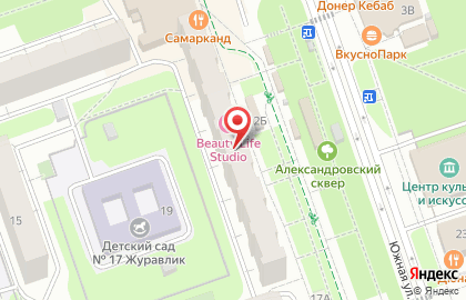 Алкомаркет Винлаб на Южной улице в Реутове на карте