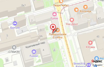 Центр социальной помощи семье и детям Выборгского района в Выборгском районе на карте