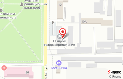 ОАО Газпром газораспределение Тамбов на Советской улице на карте
