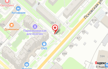 Киоск по продаже рыбы в Великом Новгороде на карте