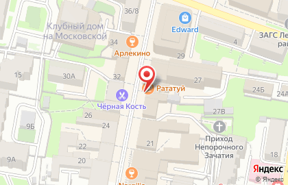 Carnaby на Московской улице на карте