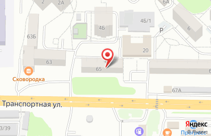 Юридическая компания АвтоПраво на Транспортной улице на карте