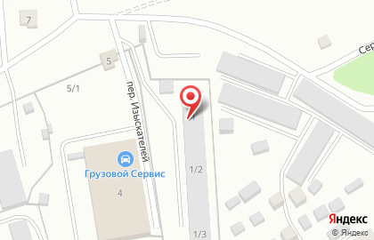 Автосервис п. Горный на карте