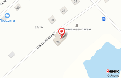 Красноозерная сельская библиотека на карте