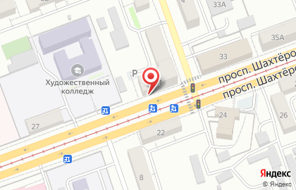 Кемеровское Похоронное Агентство на проспекте Шахтёров на карте