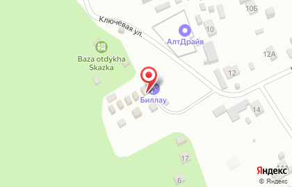 База отдыха Биллау на карте