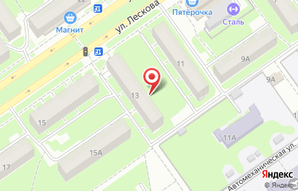 Ёршъ на улице Лескова на карте