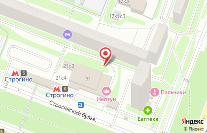 Мираж-Сервис на Строгинском бульваре на карте