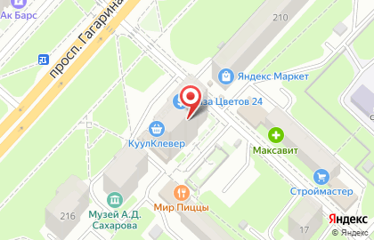 Магазин цветов Эдельвейс на проспекте Гагарина на карте