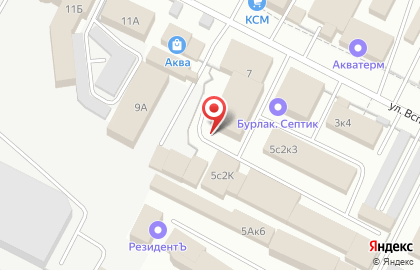 Торговая компания Гидросеть в Кировском районе на карте