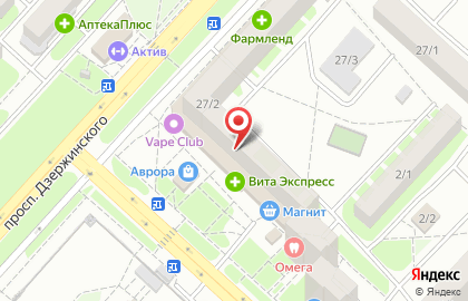 Салон-парикмахерская Стрижка Экспресс на Брестской улице на карте