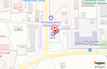 БРК на Дальневосточной улице на карте