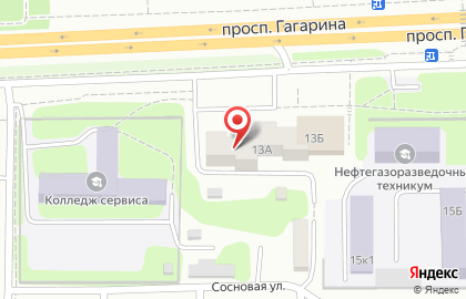 Студия красоты Золотые ручки на проспекте Гагарина на карте