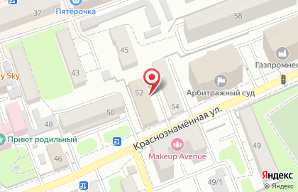 Оренбургский гарнизонный военный суд на карте