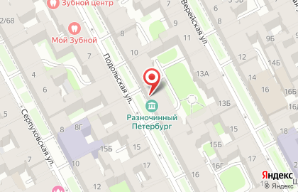 Мемориальный музей Разночинный Петербург на Технологическом институте I на карте