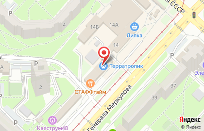 Салон-магазин штор Зефир в Октябрьском районе на карте