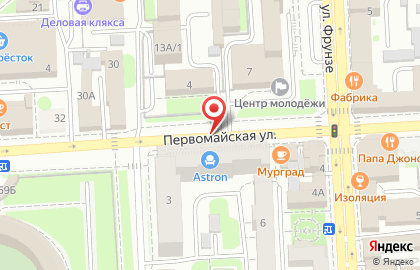 Слон на Первомайской улице на карте