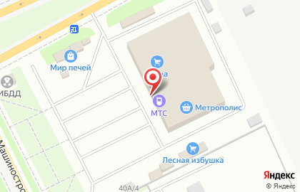 Магазин бытовой техники и электроники Корпорация Центр на проспекте Машиностроителей на карте