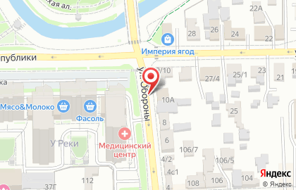 Цветочный магазин Цветочный блюз в Центральном районе на карте
