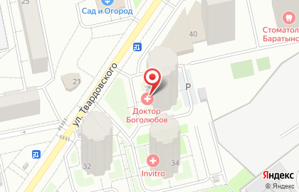 Кафе Спиро на улице Твардовского на карте