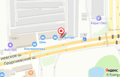 Магазин фастфудной продукции в Солнечногорске на карте