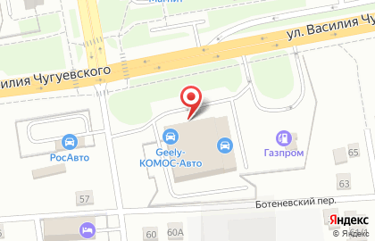 Официальный дилер Hyundai КОМОС-Авто на Пушкинской улице на карте