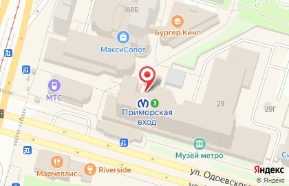 Терминал СберБанк в Василеостровском районе на карте