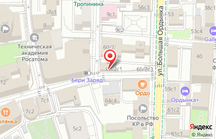 Церковные ткани в Погорельском переулке на карте