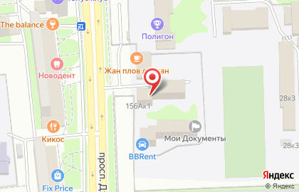 Аудиторская компания Лекс Аудит на проспекте Дзержинского на карте