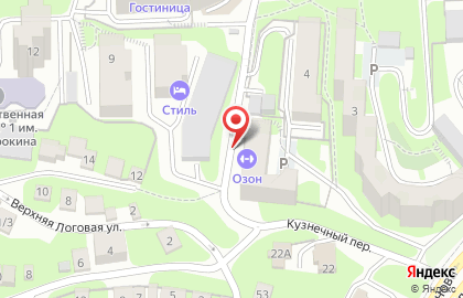 Фитнес-бар Озон на карте