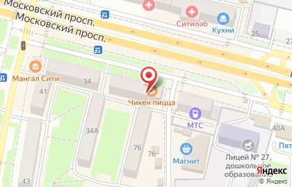 Оператор связи и интернет-провайдер Билайн на Московском проспекте, 36 на карте
