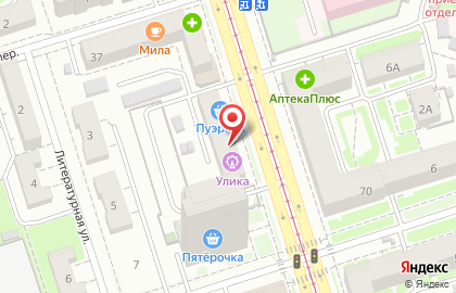 Агентство недвижимости Чекни на улице Октябрьской Революции на карте