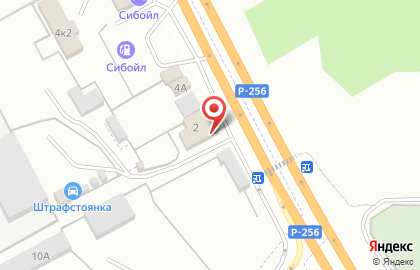 Аварком Алтай в Барнауле на карте