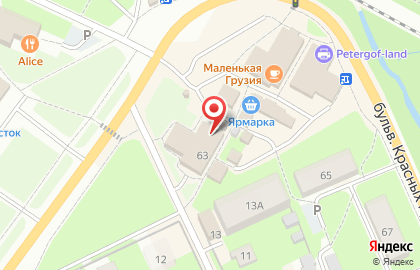 Продуктовый магазин в Санкт-Петербурге на карте