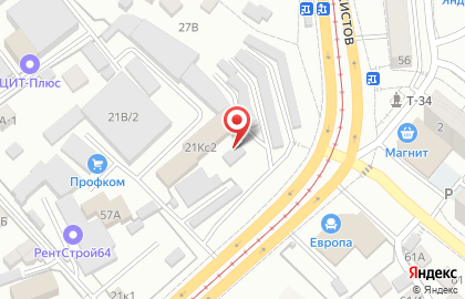 Группа Комплектации-Саратов на улице Танкистов на карте