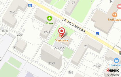 Ресторан Чайхана в Москве на карте