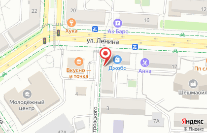 Магазин Новатор на улице Ленина на карте