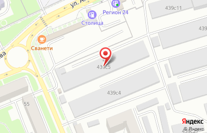 Автомойка в Красноярске на карте