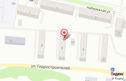 Продовольственный магазин Сокол на улице Гидростроителей на карте
