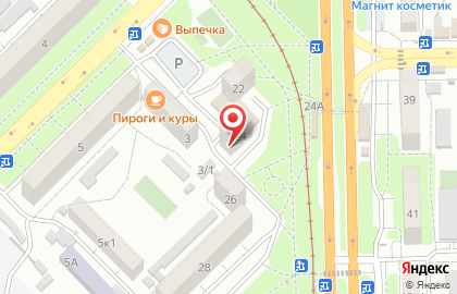 Продуктовый магазин на Московской улице на карте