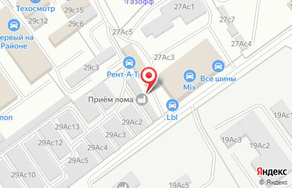 Гаражно-стояночный кооператив №18 на карте