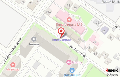 ООО Производственное ремонтно-строительное управление-7 на улице Толстого на карте