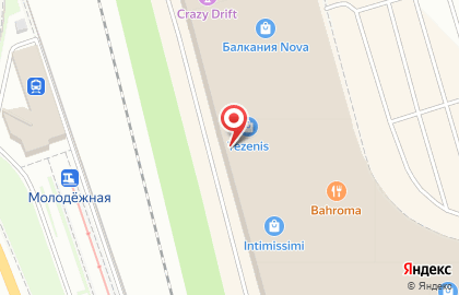 Ресторан быстрого обслуживания Макдоналдс на Балканской площади на карте