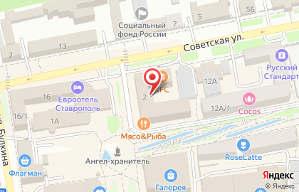 KFC на улице Маршала Жукова на карте