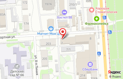 Магазин кондитерских изделий Лакомка в Октябрьском районе на карте