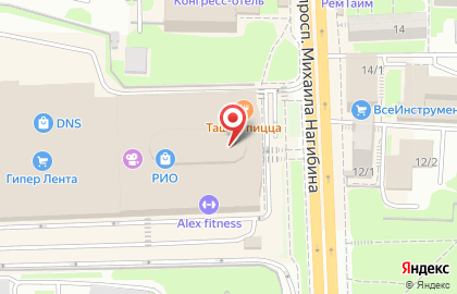 Телекоммуникационная компания МТС на проспекте Михаила Нагибина на карте