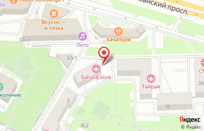McDonald's на Рязанском проспекте на карте