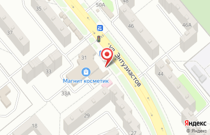 Магазин мяса Фермер на улице Энтузиастов на карте